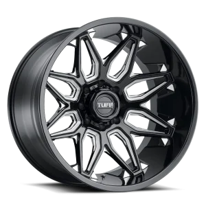 Tuff Wheels – T3B – Black – 20″x12″ -45mm – Summer Wheels – 2012T3B-55127B71